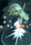  blonde_hair commentary_request ex-rumia frilled_skirt frills garara long_hair red_eyes rumia shirt skirt touhou vest wing_collar 