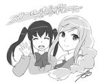  2girls kobayashi_gen multiple_girls namori_mana school_girl_strikers sketch yaginuma_io 