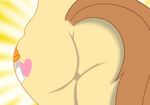  anthro butt butt_shot button&#039;s_mom cutie_mark equine fan_character female fur hair horse mammal my_little_pony mysteryfanboy718 pony pussy rear_view solo standing 