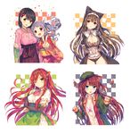  :d animal_ears bad_id bad_pixiv_id black_bra black_hair black_panties blue_eyes bra braid breasts brown_hair cat_ears cat_tail cleavage cross green_eyes grey_hair hair_ornament hair_ribbon hakama hands_clasped headwear huge_breasts japanese_clothes kimono large_breasts leaf long_hair looking_at_viewer medium_breasts meiji_schoolgirl_uniform multiple_girls natsu_natsuna one_eye_closed open_clothes open_mouth original own_hands_together panties pink_bra purple_hakama rain red_eyes red_hair ribbon short_hair smile tail tears twin_braids twintails underwear v yellow_eyes 