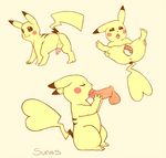  anus balls butt catflower fellatio female male male/female mammal mouse nintendo oral penis pikachu plain_background pok&eacute;ball pok&eacute;mon pussy rodent sex spread_legs spreading video_games 