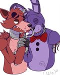  binturongboy bonnie_(fnaf) canine five_nights_at_freddy&#039;s fox foxy_(fnaf) lagomorph male mammal rabbit 