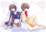  black_hair brown_hair code_geass coin_(ornament) crossdressing green_eyes gypsy kururugi_suzaku lelouch_lamperouge multiple_boys muu otoko_no_ko purple_eyes 