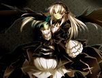  dress feathers mtyy purple_eyes rozen_maiden solo suigintou white_hair wings 