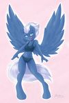  2015 ambris anthro equine female friendship_is_magic mammal my_little_pony night_glider_(mlp) pegasus smile solo wings 