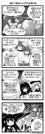  4koma 6+girls :d ^_^ akatsuki_(kantai_collection) anchor_symbol closed_eyes comic commentary dated flat_cap greyscale hair_between_eyes hat hibiki_(kantai_collection) highres kantai_collection kisaragi_(kantai_collection) long_hair long_sleeves mochizuki_(kantai_collection) monochrome multiple_girls mutsuki_(kantai_collection) neckerchief open_mouth pleated_skirt sanari_(quarter_iceshop) school_uniform serafuku short_hair short_sleeves skirt smile translated twitter_username yayoi_(kantai_collection) 