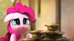  2015 blue_eyes cute ears_down earth_pony equine female feral food friendship_is_magic hair horse imalou looking_at_viewer mammal muffin my_little_pony pink_hair pinkie_pie_(mlp) pony sad solo 