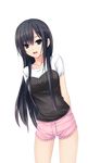  1girl artist_request black_hair blue_eyes coffee-kizoku female free_friends_2 highres long_hair looking_at_viewer official_art shinozaki_sumire straight_hair 