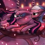  2015 aloe_(mlp) blue_eyes blue_hair candle cunnilingus equine eyes_closed female female/female feral friendship_is_magic hair horn lotus_(mlp) lumineko mammal my_little_pony oral pink_hair pussy pussy_juice sex spa spread_legs spreading twilight_sparkle_(mlp) vaginal winged_unicorn wings 