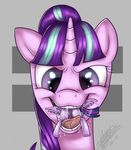  2015 butt duo equine female female/female friendship_is_magic hair hoof34 horn long_hair macro mammal my_little_pony pegasus pussy saliva starlight_glimmer_(mlp) teeth tongue twilight_sparkle_(mlp) two_tone_hair unicorn vore wings 