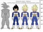  2nd_grade_super_saiyan character_sheet dragon_ball dragonball_z size_chart son_gokuu super_saiyan the-devils-corpse_(artist) vegeta 