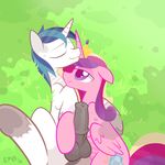  2015 animal_genitalia balls blue_hair braddo couple crown cutie_mark duo equine erection eyes_closed female feral friendship_is_magic hair hooves horn horsecock husband_and_wife male male/female mammal multicolored_hair my_little_pony penis princess_cadance_(mlp) shining_armor_(mlp) smile unicorn winged_unicorn wings 