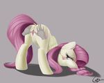 2015 anus ass_up blush butt cutie_mark disembodied_hand equine female feral fluttershy_(mlp) friendship_is_magic hair long_hair mammal mastgrr my_little_pony pegasus pink_hair pussy sex spread_pussy spreading vaginal wings 