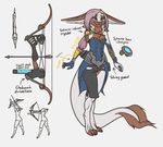  anthro archery armor arrow black_scelera bow brown_fur charcter:deadeye_bow clockpunk clothing dra&#039;essa female feretta fur hair long_ears meeka_rose pink_eyes pink_hair tale_of_tails 