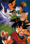  dragon_ball dragonball_z frieza maeda_minoru official_art oldschool piccolo son_gokuu vegeta 