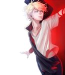  aldnoah.zero blonde_hair junka-sakura male_focus silver_hair slaine_troyard solo tears 