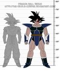  alien armor dragon_ball dragonball_z saiyan size_chart son_gokuu the-devils-corpse_(artist) tullece turles 