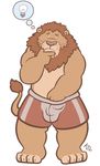  dakota-bear feline lion male mammal masturbation solo 