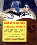  1944 bed blush english_text female government_printing_office mosquito poster propaganda smile solo text unknown_artist wings 