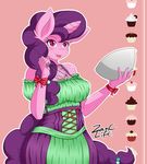  2015 anthro anthrofied breasts clothing equine female friendship_is_magic hair horn mammal my_little_pony purple_hair solo sugar_belle_(mlp) unicorn zanclife 