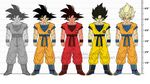  dragon_ball dragonball_z false_super_saiyan kaioken son_gokuu super_saiyan the-devils-corpse_(artist) 