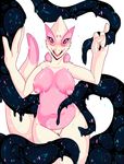  2015 anthro anthrofied blush breasts female kenkou lugia nintendo nude open_mouth pink_eyes pok&eacute;mon solo video_games 