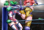  2girls blood character_request multiple_girls ryona sonic_cat wrestle_angels wrestling wrestling_ring 