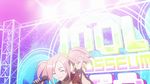  1girl animated animated_gif breasts frills jumping nashida_oriha pink_hair screencap solo triage_x twintails 
