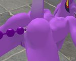  3d anal anal_beads anal_penetration animated anthro anus arbok big_breasts breasts cgi female nintendo nude open_mouth penetration pok&eacute;mon pussy sex_toy thesp video_games 