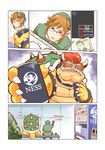  blush bowser chubby claws coffee comic crush duo earthbound_(series) english_text eyewear garousuki glasses human inside japanese_text kirby_(series) koopa link lovesick mammal mario_bros ness nintendo reptile sad scalie tears text the_legend_of_zelda tortoise translated tunic turtle vending_machine video_games 