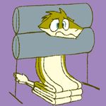  clothes_roller confusion cute drunk flattened flattening folded rollers sergal squish table 