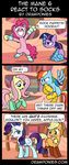  2015 applejack_(mlp) biting_lip blue_eyes clothing comic drawponies equine female fluttershy_(mlp) friendship_is_magic hair horn horse mammal my_little_pony pink_hair pinkie_pie_(mlp) pony purple_eyes rainbow_dash_(mlp) rarity_(mlp) socks twilight_saprkle_(mlp) unicorn 