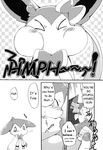  angry azuma_minatsu blush comic doujinshi eeveelution female furious hydreigon kemono male nintendo o_o pok&eacute;mon sylveon tears translated video_games 