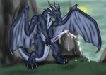  anthro claws clothing cum dragon falling_cum feral foulfrost human male mammal masturbation orgasm penis scalie tongue tongue_out 