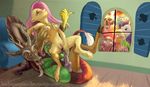  anthro anthrofied anus applejack_(mlp) areola balls being_watched biting_lip blonde_hair blue_fur blue_hair blush breasts buckitponydoodles clitoris cowgirl_position discord_(mlp) draconequus dragon equine fangs female female_on_top fluttershy_(mlp) friendship_is_magic fur hair half-closed_eyes horn horse inside long_penis looking_at_viewer male male/female mammal multicolored_hair my_little_pony necklace nipples on_top orange_fur penetration penis pink_fur pink_hair pinkie_pie_(mlp) pony pubes purple_fur purple_hair pussy pussy_juice rainbow_dash_(mlp) rainbow_hair rarity_(mlp) scalie sex small_breasts smile spike_(mlp) teeth twilight_sparkle_(mlp) two_tone_hair vaginal vaginal_penetration vein veiny_penis white_fur wings yellow_fur 