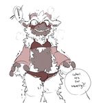  2015 anthro blush caprine clothing crossdressing elliot_the_sheep horn male mammal panties paperclip_(artist) ram sheep solo underwear 