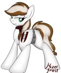  2015 anatomically_correct anatomically_correct_pussy animal_genitalia anus ardupi bedroom_eyes butt cutie_mark earth_pony equine equine_pussy fan_character female feral hair half-closed_eyes horse mammal my_little_pony plain_background pony presenting puffy_anus pussy scarf solo teats two_tone_hair white_background 