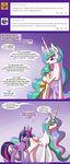  2015 deusexequus dialogue english_text equine female feral friendship_is_magic horn mammal my_little_pony princess_celestia_(mlp) rope text twilight_sparkle_(mlp) winged_unicorn wings 