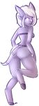  2015 butt clothing digital_media_(artwork) draenei female glowing glowing_eyes hair hooves horn humanoid invalid_color looking_back mammal sayfate smile underwear video_games voluptuous warcraft world_of_warcraft 