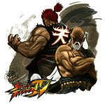  akuma evil gouken gouki kimono male red_eyes red_hair redhead scar street_fighter street_fighter_iv 