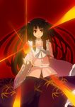  bad_id bad_pixiv_id bangs black_hair blunt_bangs fuurin_(omaemona) houraisan_kaguya long_hair red_eyes solo touhou 