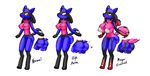  big_breasts big_butt breast_expansion breasts butt butt_growth laura_lu lucario mega_evolution nintendo norithics pok&eacute;mon video_games 