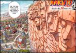  building buildings cliff cloud face hard_translated hatake_kakashi hokage kishimoto_masashi konohagakure logo mountain namikaze_minato naruto official_art sarutobi_hiruzen scenery senju_hashirama senju_tobirama sky tsunade uzumaki_naruto village wall 