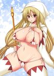  :o afuro alternate_eye_color alternate_hair_color bangs bikini blonde_hair breasts cameltoe covered_nipples faris_scherwiz final_fantasy final_fantasy_v hair_between_eyes hand_on_own_chest headdress large_breasts long_hair looking_at_viewer low-tied_long_hair micro_bikini midriff navel open_mouth panties pubic_hair red_eyes robe solo spread_legs staff string_bikini string_panties sweat swimsuit thighhighs twintails underwear very_long_hair wet wet_clothes wet_panties white_mage 