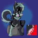  ayumi bdsm bondage boobs_straps bound canine clitoris furrygemz hands_tied mammal masturbation muzzle_(object) muzzled nipples_pink pussy sex_toy solo straps tickle_torture tickling wolf_black wolf_female wolf_teal 
