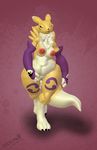  3d chubby cum cum_inside digimon female humanoid muerolf nipples overweight piercing pussy renamon solo voluptuous zbrush 