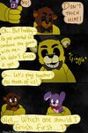  00kaori00 animatronic bear bonnie_(fnaf) five_nights_at_freddy&#039;s freddy_(fnaf) golden_freddy_(fnaf) lagomorph machine male mammal mechanical rabbit robot video_games 