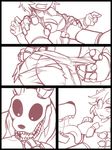  2015 animatronic anthro breasts butt comic emi female five_nights_at_freddy&#039;s five_nights_at_freddy&#039;s_3 humanoid kayla-na machine male male/female mechanical nipples robot saliva springtrap_(fnaf) teeth tongue tongue_out video_games 