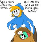  bandit blonde_hair duo english_text female green_hair hair hood mario_bros mask nintendo not_furry shygirl shyguy text unknown_artist video_games 