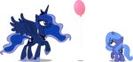  2015 absurd_res alpha_channel duo equine female feral friendship_is_magic hi_res horn mammal my_little_pony princess_luna_(mlp) winged_unicorn wings zacatron94 